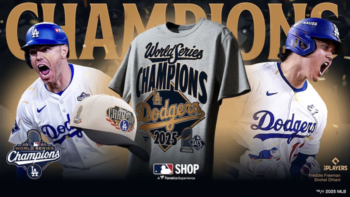 ドジャース、25年ぶりのワールドシリーズ連覇を記念 Fanatics Japanが ドジャース、25年ぶりのワールドシリーズ連覇を記念 Fanatics Japanが