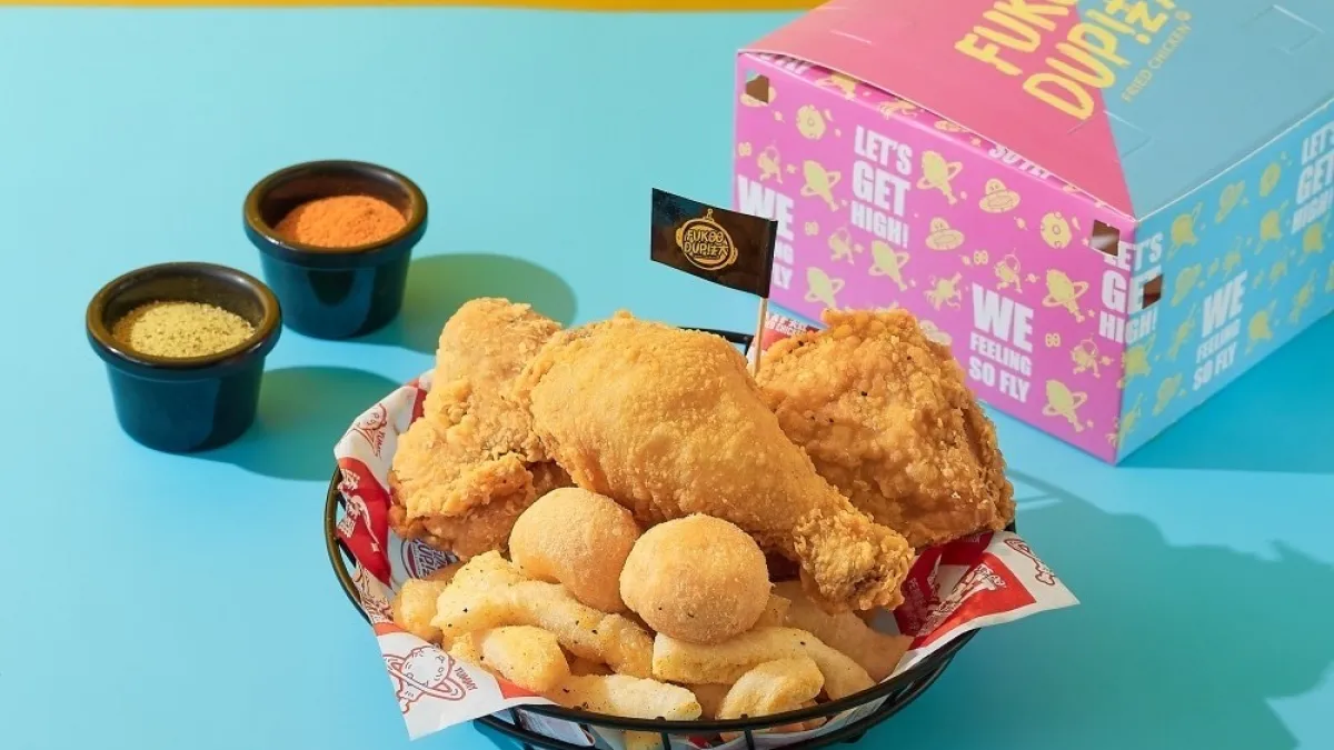 限3天!法大炸雞精誠店「雞腿買一送一」。(圖/法大炸雞提供)