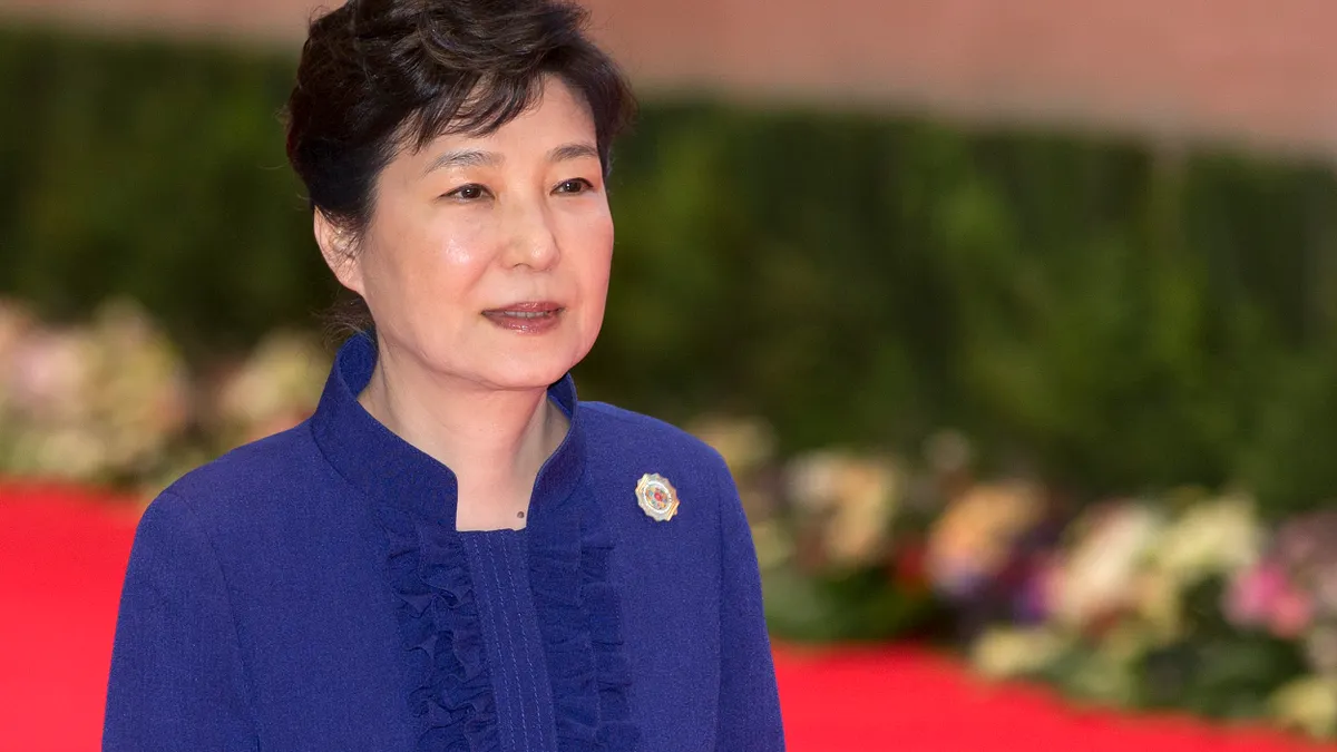 正在寮國進行訪問的南韓總統朴槿惠(AP)