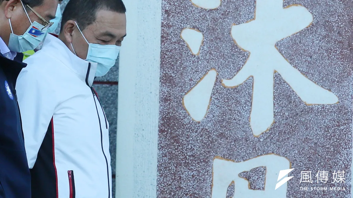藍營之中,新北市長侯友宜民意支持度一枝獨秀 。(柯承惠攝)