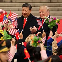 習近平氏(左)とトランプ氏(右)(写真/AP通信提供) 習近平氏(左)とトランプ氏(右)(写真/AP通信提供)