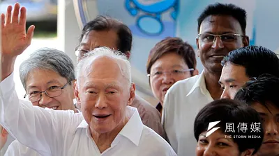 李光耀領導的新加坡,創造了小國富強的治理典範。(美聯社)