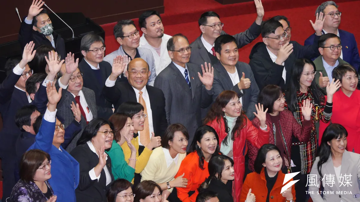 行政院長蘇貞昌將率全體閣員總辭。(蔡親傑攝)