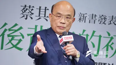 工程師詹澄劼日前於臉書張貼行政院長蘇貞昌(見圖)摔筆影片並散播造謠文字,新北地院裁定,處1000元罰緩。(資料照,盧逸峰攝)