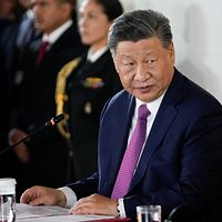 2024年11月16日、ペルー・リマでのAPEC首脳会議で、習近平国家主席はバイデン大統領との会談で初めて賴清德総統の名を挙げ、「台湾独立」志向を指摘。(AP通信) 2024年11月16日、ペルー・リマでのAPEC首脳会議で、習近平国家主席はバイデン大統領との会談で初めて賴清德総統の名を挙げ、「台湾独立」志向を指摘。(AP通信)