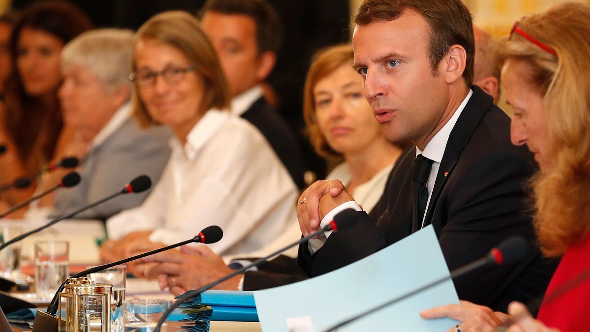 法國勞動改革:總統馬克宏的改革法案被批偏袒資方(AP) 法國勞動改革:總統馬克宏的改革法案被批偏袒資方(AP)