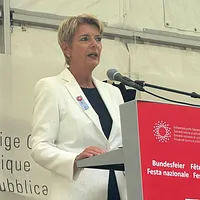 スイス現任輪番制大統領のカリン・ケラー=ズッター氏(Karin Keller-Sutter)。(写真/スイス連邦委員会公式サイトより) スイス現任輪番制大統領のカリン・ケラー=ズッター氏(Karin Keller-Sutter)。(写真/スイス連邦委員会公式サイトより)
