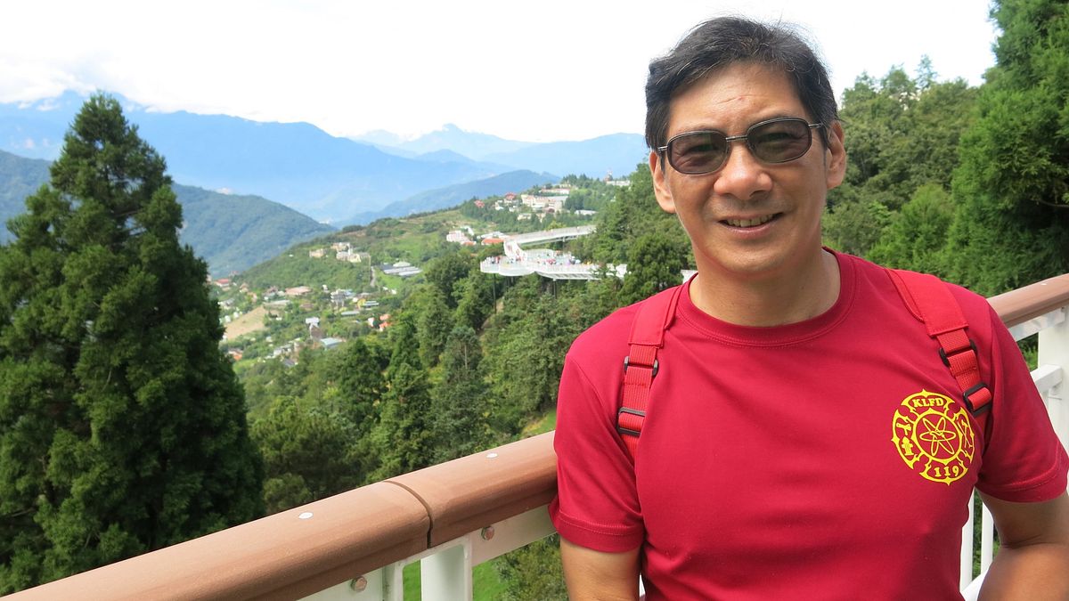 即將接任的消防局長陳龍輝。(圖/張毅攝) 即將接任的消防局長陳龍輝。(圖/張毅攝)