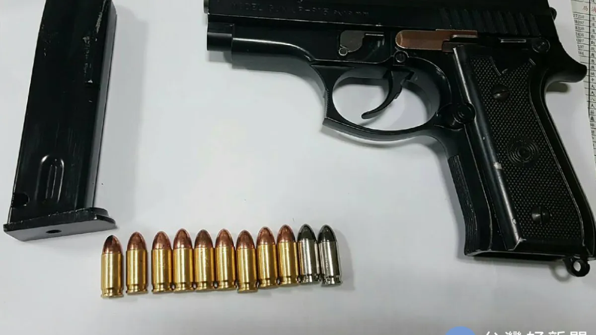 上網花萬元買子彈 男子亮槍助陣遭逮