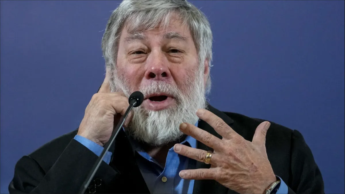 蘋果公司(Apple)聯合創始人史蒂夫·沃茲尼克(Steve Wozniak)。(美聯社)