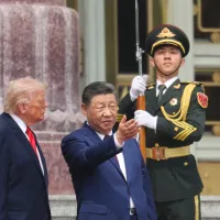 理解世界不能跳過美、中。圖為2026年5月14日,中國國家主席習近平在人民大會談接待美國總統川普。(美聯社) 理解世界不能跳過美、中。圖為2026年5月14日,中國國家主席習近平在人民大會談接待美國總統川普。(美聯社)