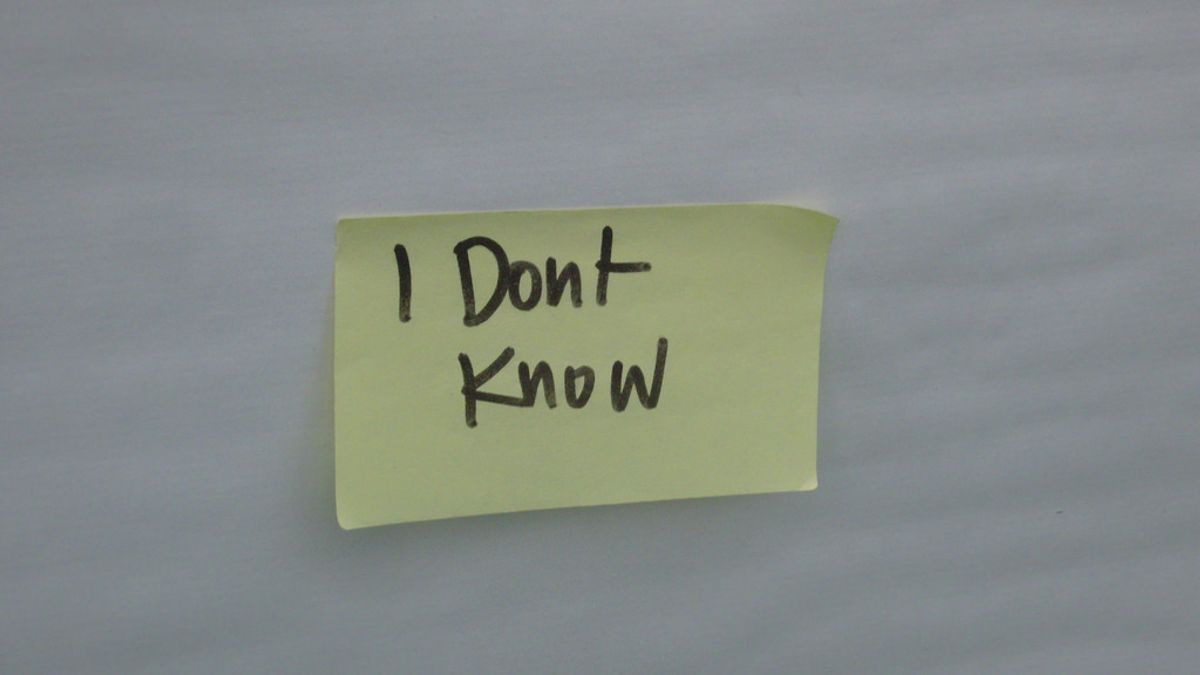 要表達自己不知道,要怎樣才不會讓人覺得你不負責任?(圖/Hilary Perkins@Flikr) 要表達自己不知道,要怎樣才不會讓人覺得你不負責任?(圖/Hilary Perkins@Flikr)