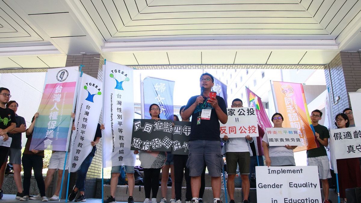 「四年過去性平倒退 反同造謠政府裝睡」 回應第三次CEDAW國際審查記者會。(台權會提供) 「四年過去性平倒退 反同造謠政府裝睡」 回應第三次CEDAW國際審查記者會。(台權會提供)