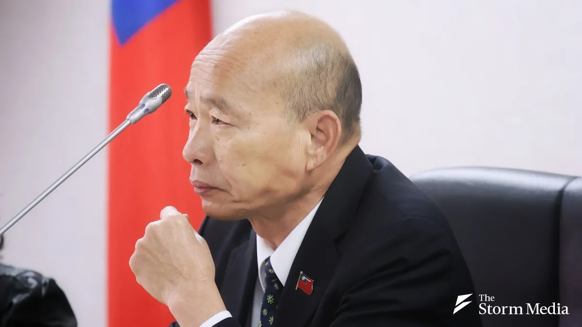 Legislative Speaker Han Kuo-yu denied recent allegations that China supported him financially in the 2018 Kaohsiung mayoral election. (Photo / Ke Cheng-hui)