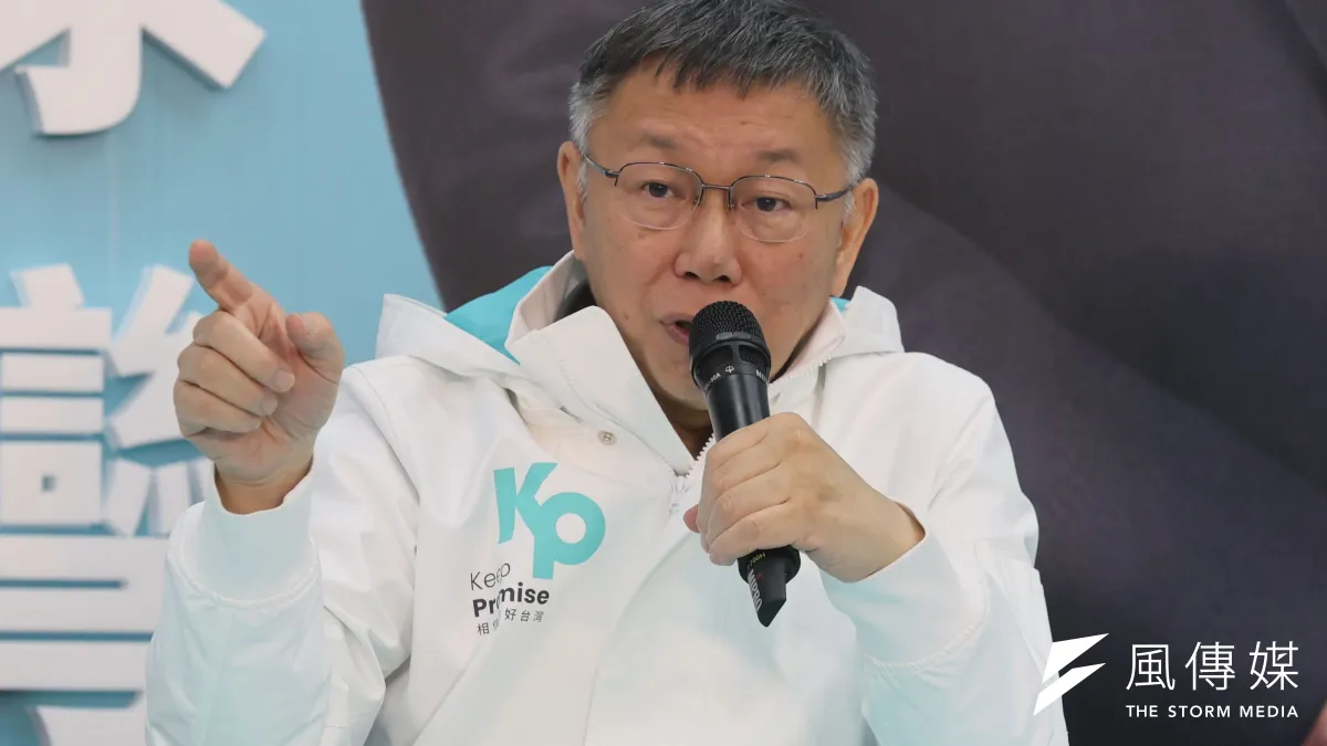 作者指出,民眾黨總統候選人柯文哲就像是一顆扎根不深的樹,碰到時機好、順境的時候,會一下子長得很快!(資料照,柯承惠攝)