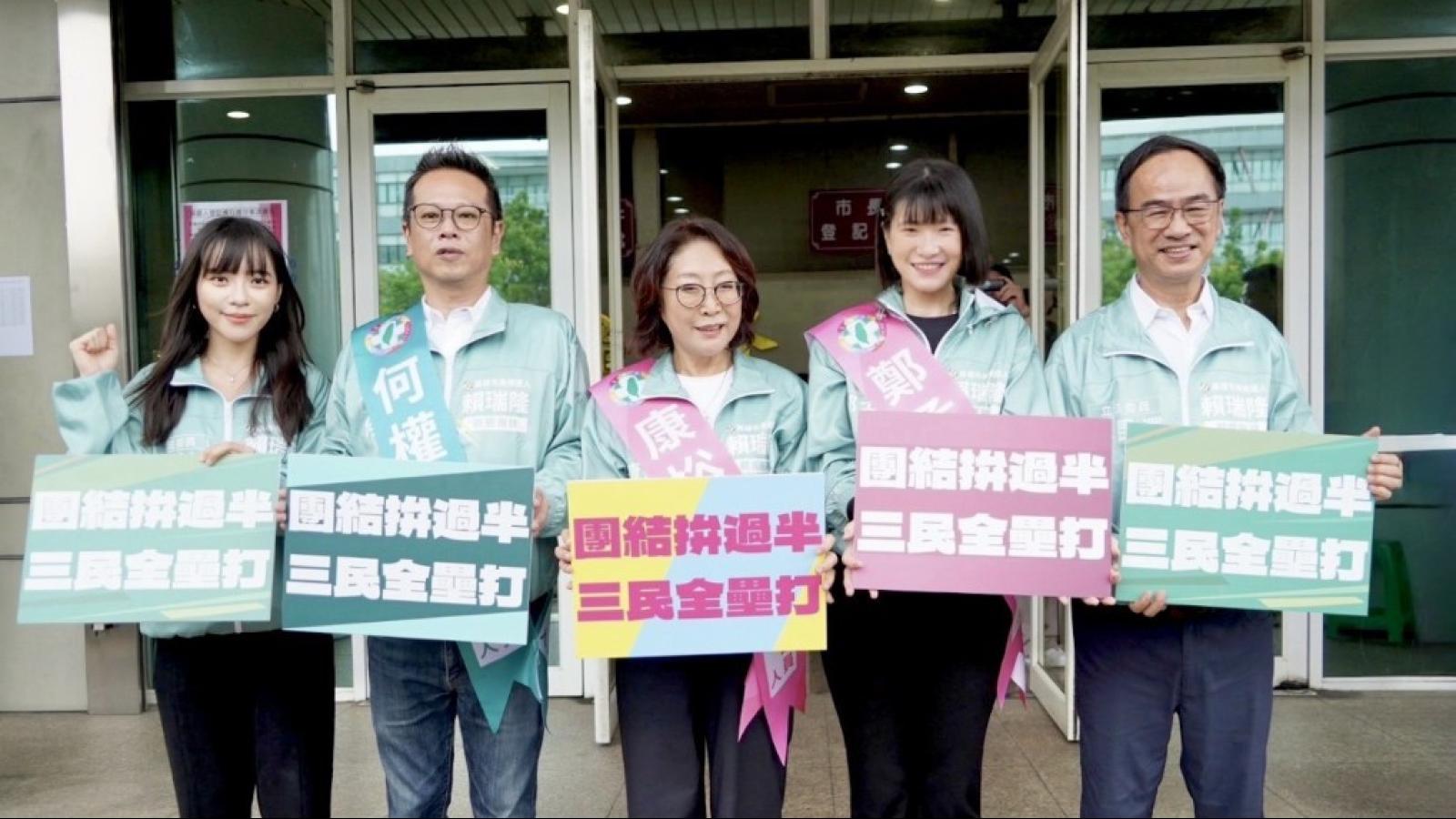 綠營三民「全壘打」拚議會過半!康裕成、何權峰、鄭孟洳聯合登記:「團結拚過半」