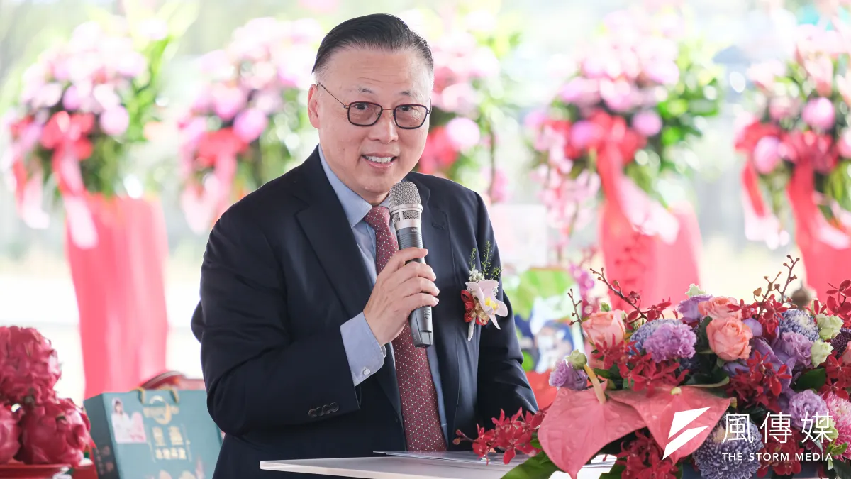 日月光仁武產業園區廠房新建工程動土大典(圖為日月光半導體執行長吳田玉)。(劉偉宏攝)