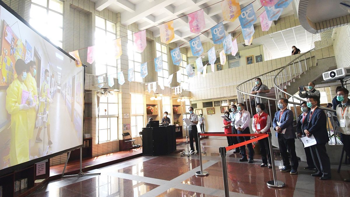 彰化縣政府舉辦長照機構新冠肺炎群聚事件演練,提高防疫準備。(圖/彰化縣政府提供) 彰化縣政府舉辦長照機構新冠肺炎群聚事件演練,提高防疫準備。(圖/彰化縣政府提供)