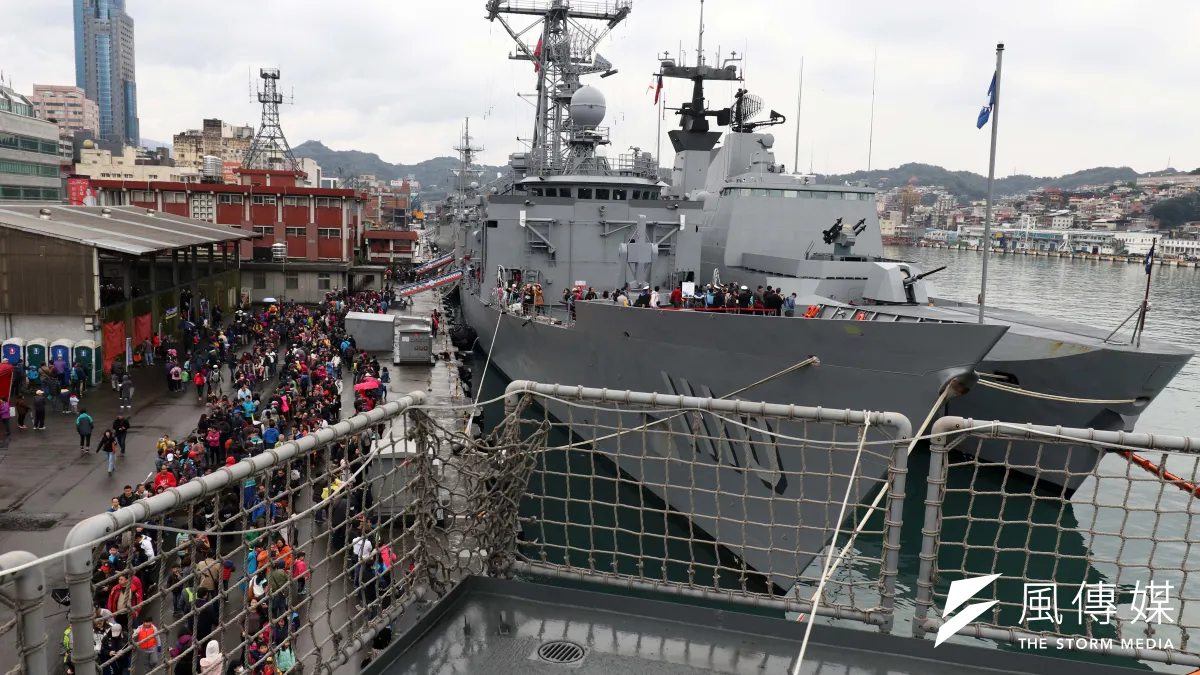 基隆軍港營區開放資料照。(蘇仲泓攝)