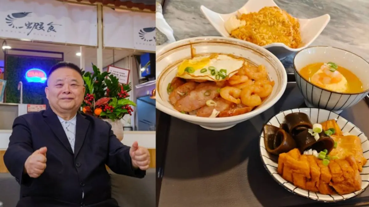 打造養蝦帝國的台商信海水產董事長陳信銘在高市圖總館三樓為旗下餐飲品牌「蝦食」創始店舉行盛大開幕儀式。(圖/徐炳文攝) 打造養蝦帝國的台商信海水產董事長陳信銘在高市圖總館三樓為旗下餐飲品牌「蝦食」創始店舉行盛大開幕儀式。(圖/徐炳文攝)
