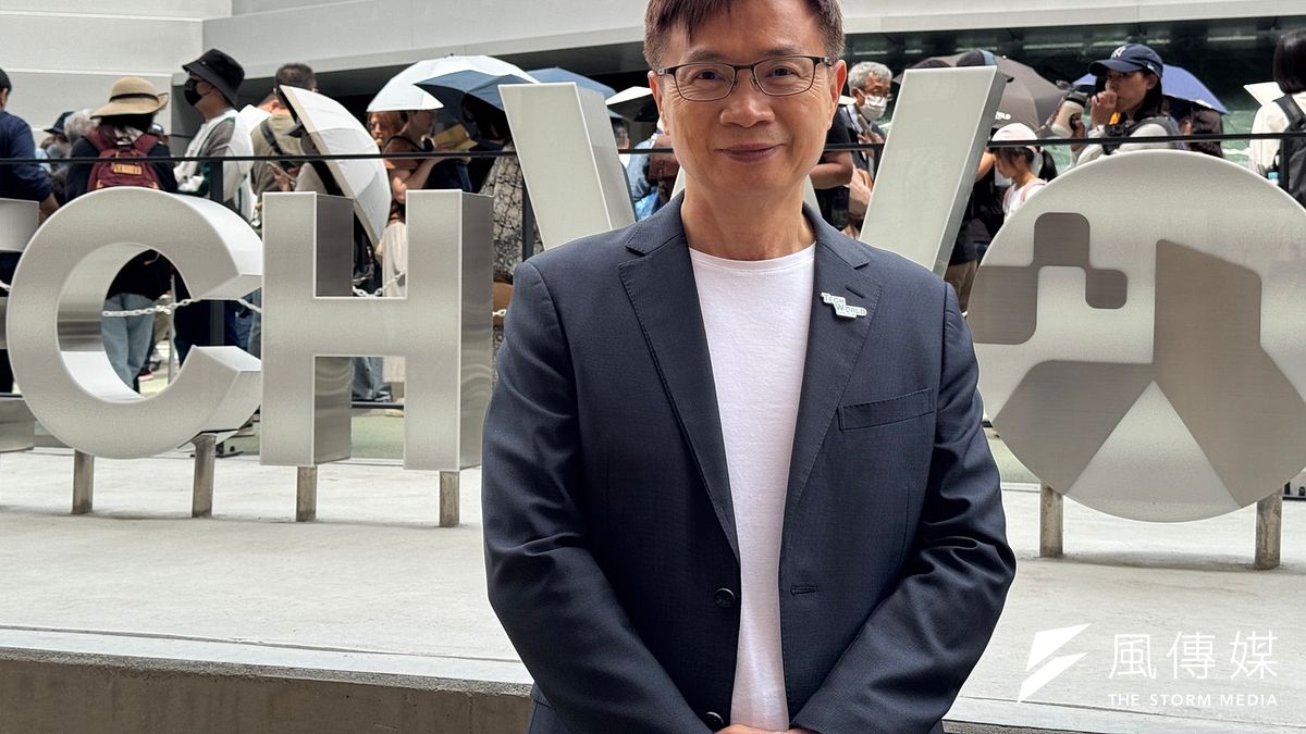 玉山デジタルテクノロジー会長の黄志芳が本日(22日)、開会式前に「風傳媒」のインタビューに応じた。(黄信維撮影) 玉山デジタルテクノロジー会長の黄志芳が本日(22日)、開会式前に「風傳媒」のインタビューに応じた。(黄信維撮影)