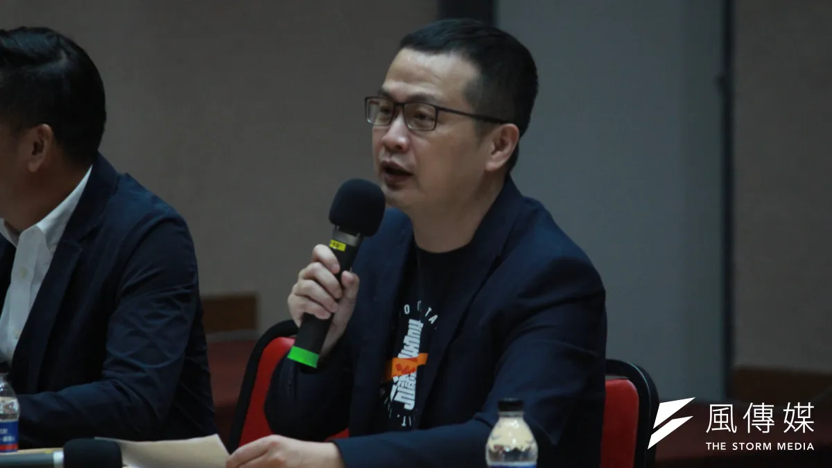 國民黨台北市議員羅智強9月遭監察院指有數筆政治獻金資料不符。(方炳超攝)