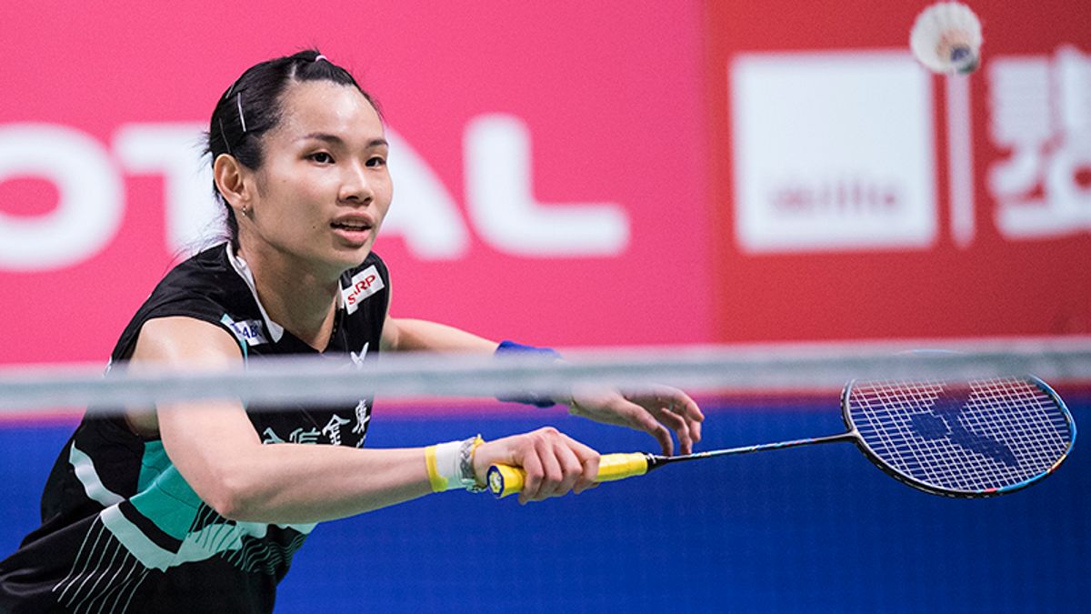 戴資穎在印尼公開賽16強戰以直落二擊敗泰國好手布莎南。(美聯社) 戴資穎在印尼公開賽16強戰以直落二擊敗泰國好手布莎南。(美聯社)