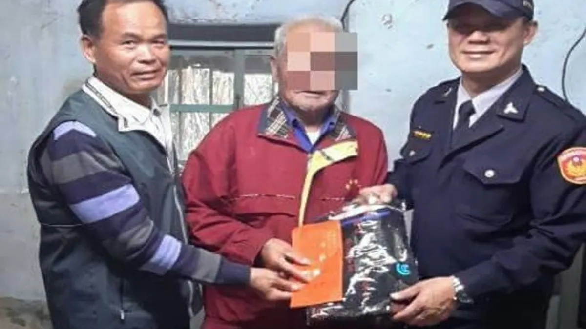 后里泰安警所長獻愛 集資助弱勢過好年