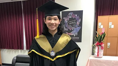 戴姿穎從北市大競技研究所畢業,未來將繼續在北市大讀博士班。 (截圖自戴資穎Instagram)