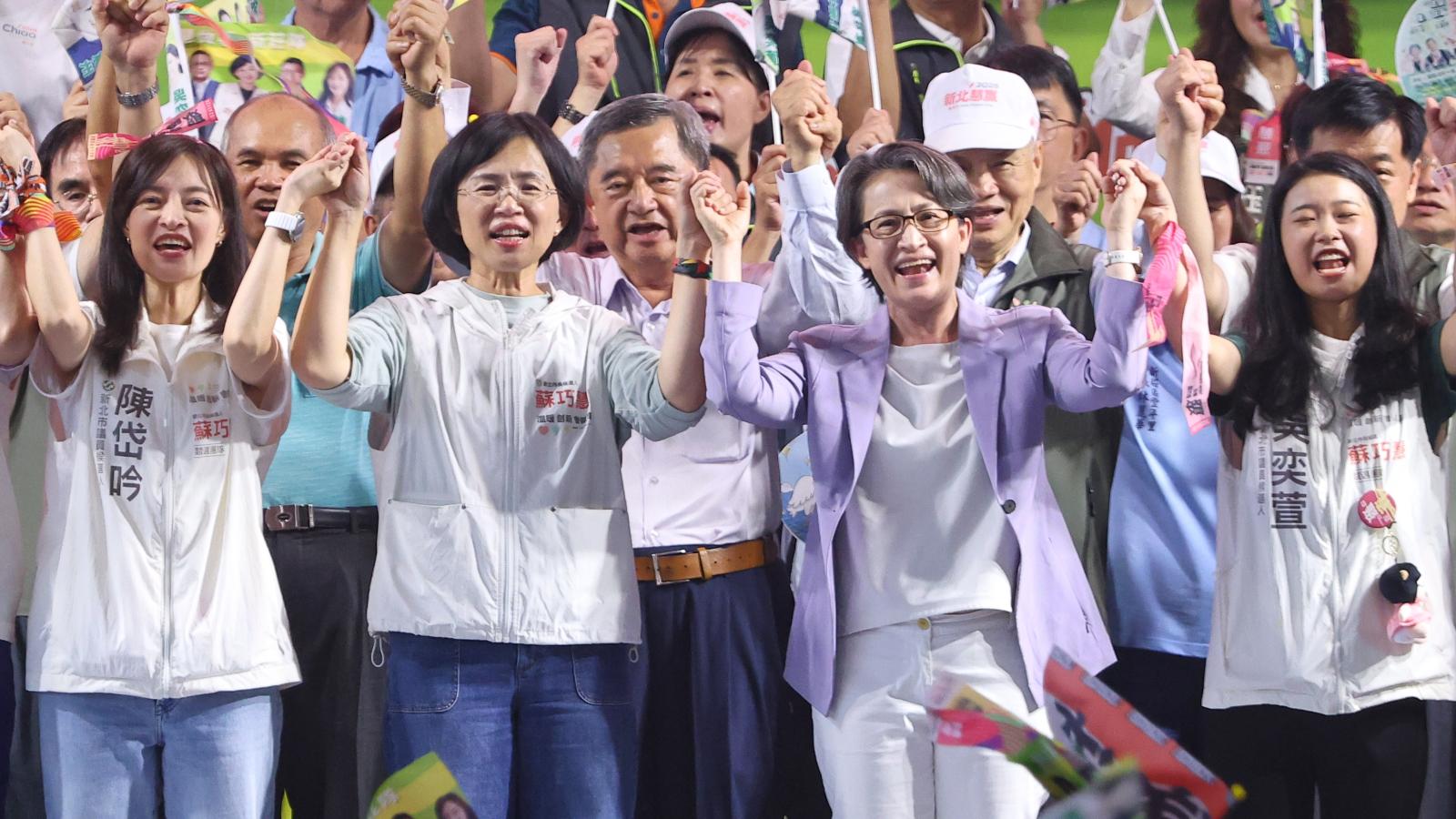 高喊沈伯洋、蘇巧慧是「雙北黃金陣容」!蕭美琴站台力挺:蘇巧慧就是最佳人選