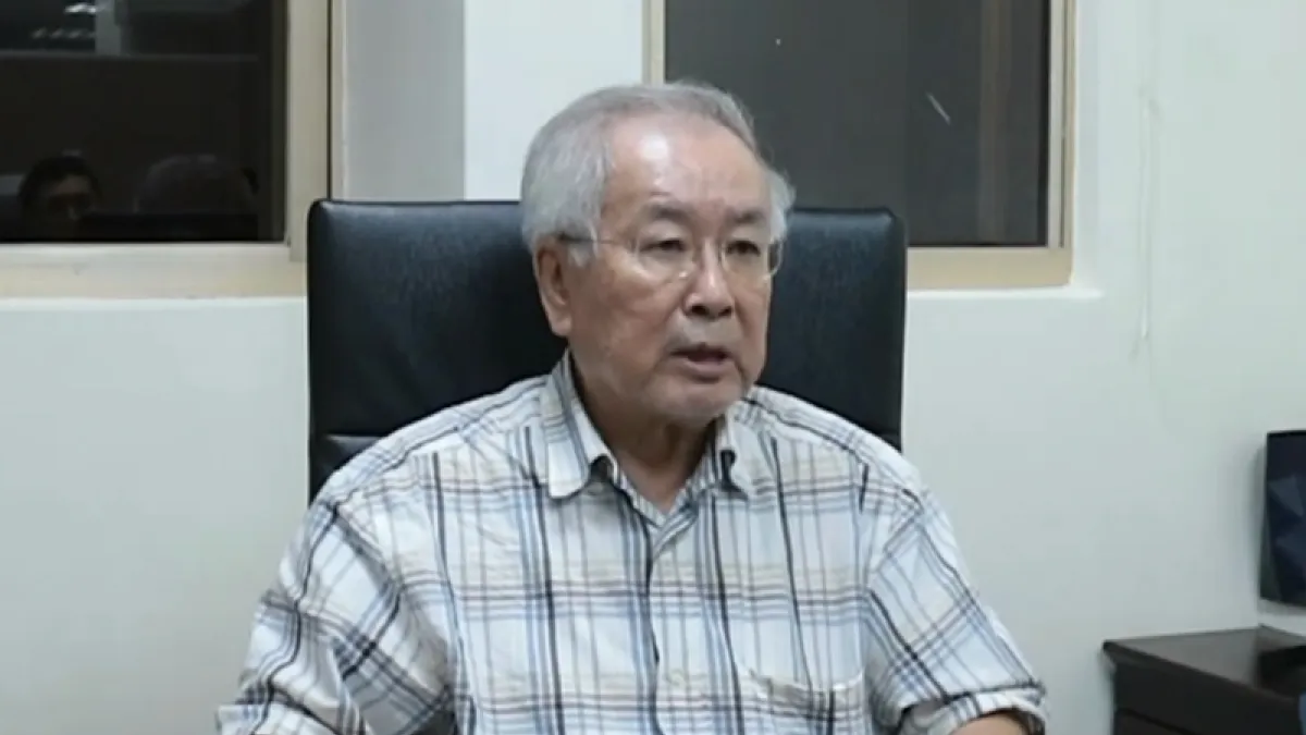 前環保署長林俊義有特殊的「政治經歷」。(促轉會視頻翻攝)