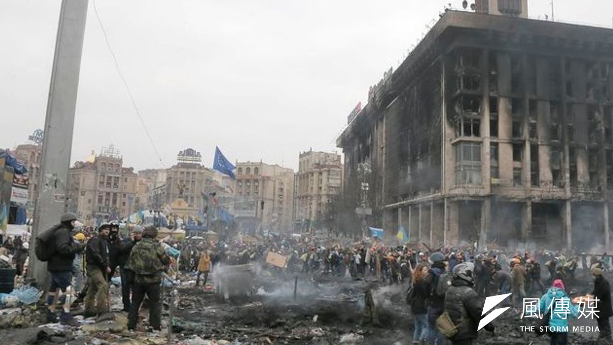 烏克蘭20日再起衝突,至少造成百人死亡。(美聯社) 烏克蘭20日再起衝突,至少造成百人死亡。(美聯社)