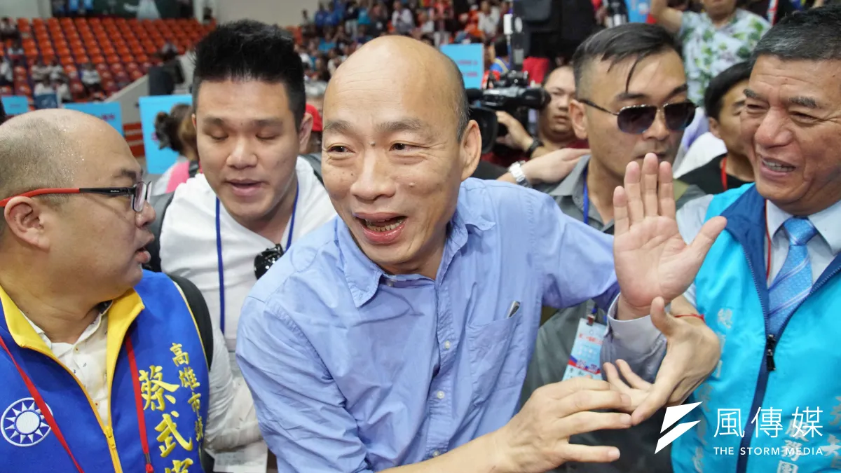國民黨2020總統大選候選人已確定由高雄市長韓國瑜(中)出馬,而還未定案的副手也隨之成為各界討論的焦點。(資料照,盧逸峰攝)