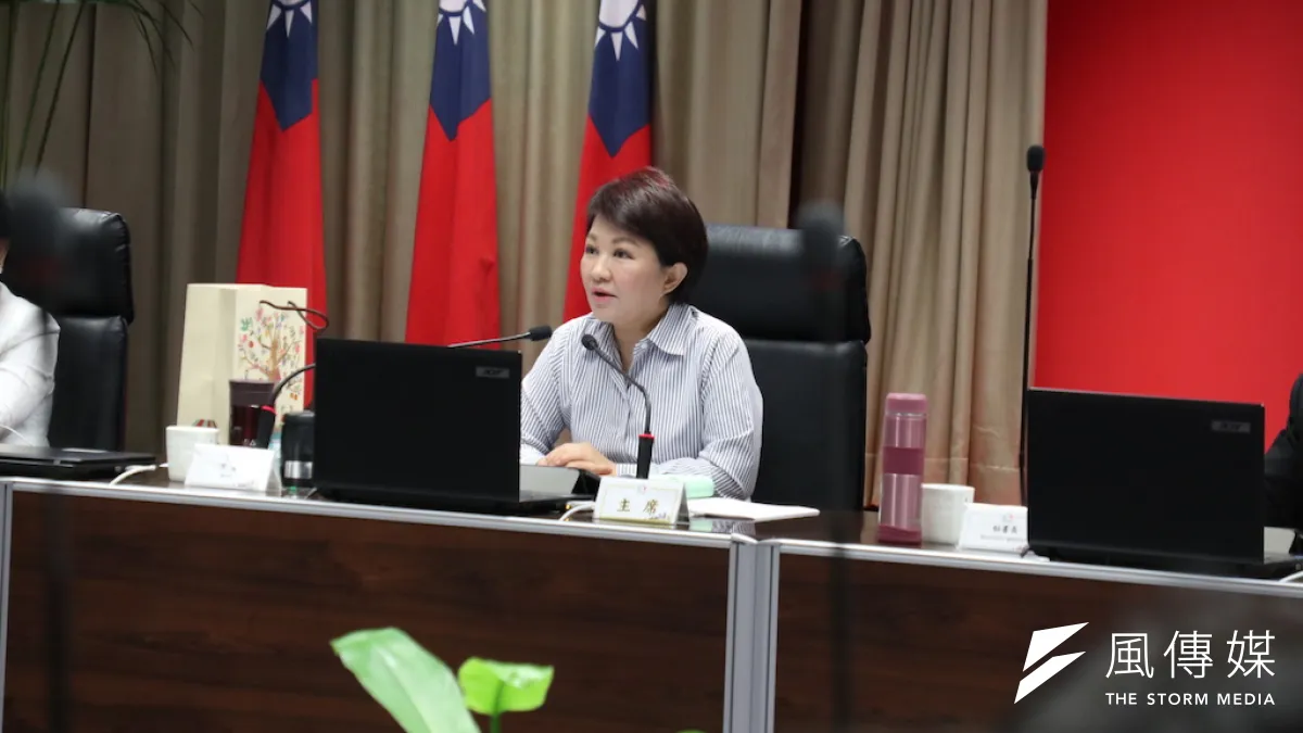 台中市長盧秀燕主持市長會議檢討花博成效,認為市民的滿意是最重要的。(圖/記者王秀禾攝)