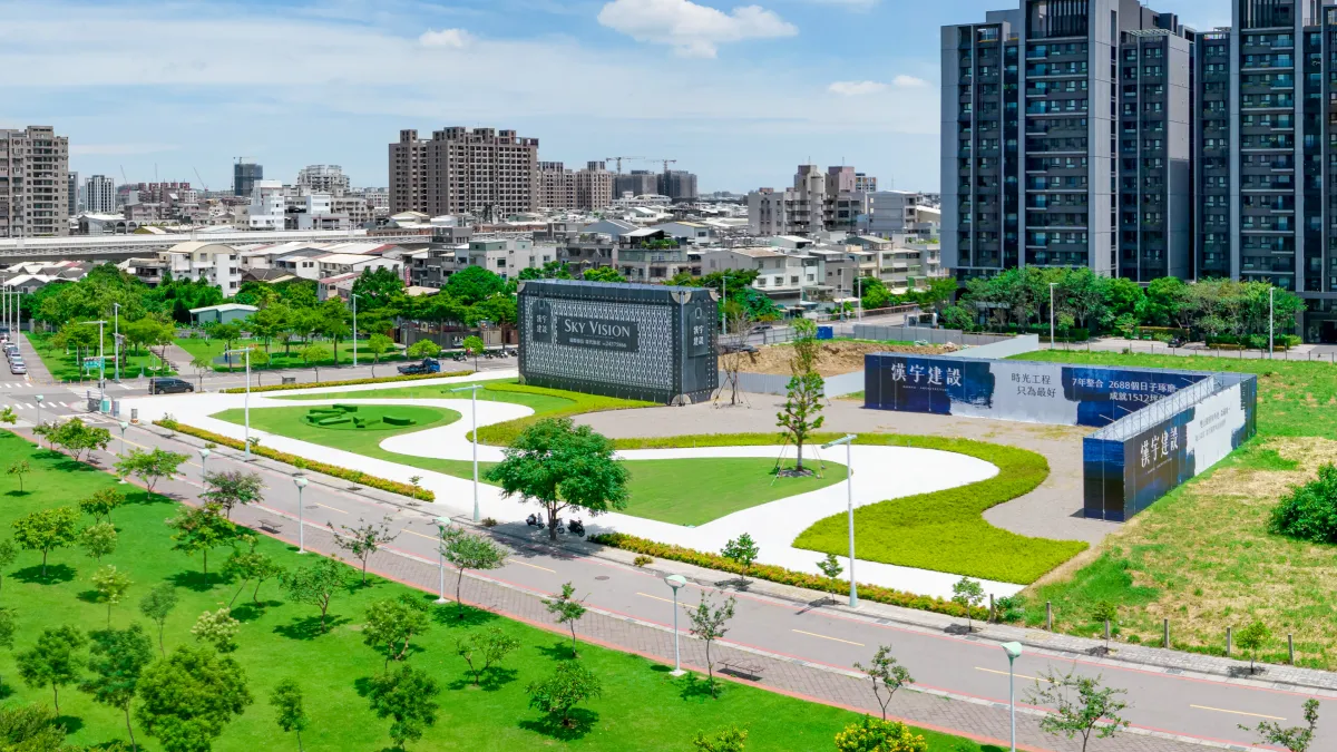 漢宇建設機捷新案基地面積達1500坪,為臨雙公園的帝王角地。(圖片來源:漢宇建設提供)