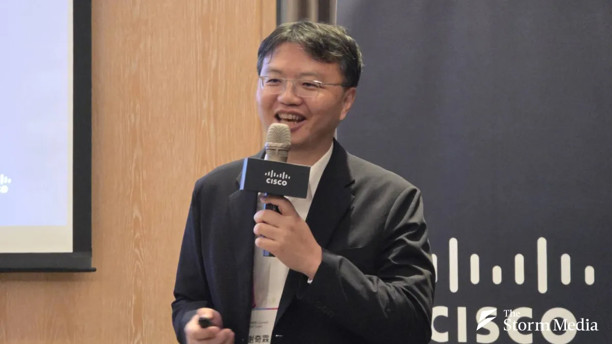 Oliver Hsieh (謝奇霖), Chief Technology Officer at Cisco Taiwan. (Photo by Wei Hsin-yang)