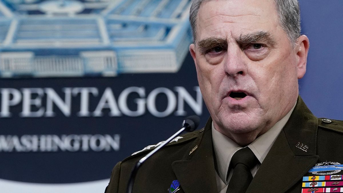 美國參謀首長聯席會議主席米利(Mark Milley)(AP) 美國參謀首長聯席會議主席米利(Mark Milley)(AP)