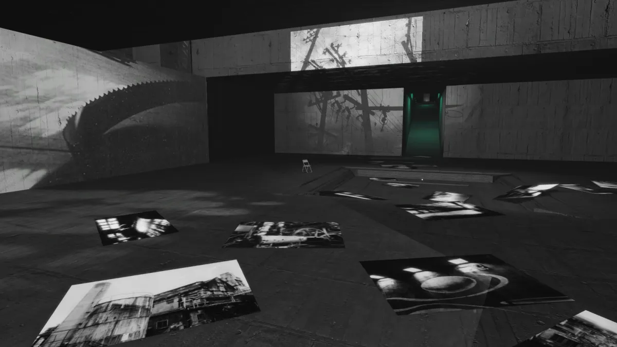 「廢墟再迷走」線上典藏展於6月1日正式上線,透過聲響、錄像、電音和數位雕塑等多元媒材,展開跨30年超時空對話,透過如Online game般的網路迷走,打造全新線上觀展體驗。(圖/新北市文化局提供)