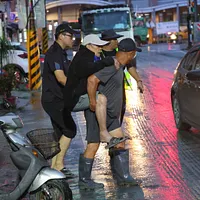 花蓮・馬太鞍渓上流のせき止め湖が9月23日に決壊し、濁流が光復郷の市街地をのみ込み、大きな被害と犠牲をもたらした。(写真/顏麟宇撮影) 花蓮・馬太鞍渓上流のせき止め湖が9月23日に決壊し、濁流が光復郷の市街地をのみ込み、大きな被害と犠牲をもたらした。(写真/顏麟宇撮影)