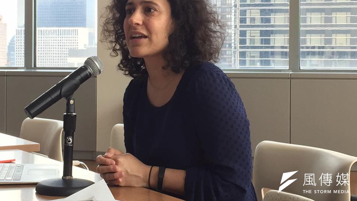 美國國家媒體素養教育協會執行董事李普金直言,川普的言行與媒體素養教育方向背道而行(簡恒宇攝) 美國國家媒體素養教育協會執行董事李普金直言,川普的言行與媒體素養教育方向背道而行(簡恒宇攝)