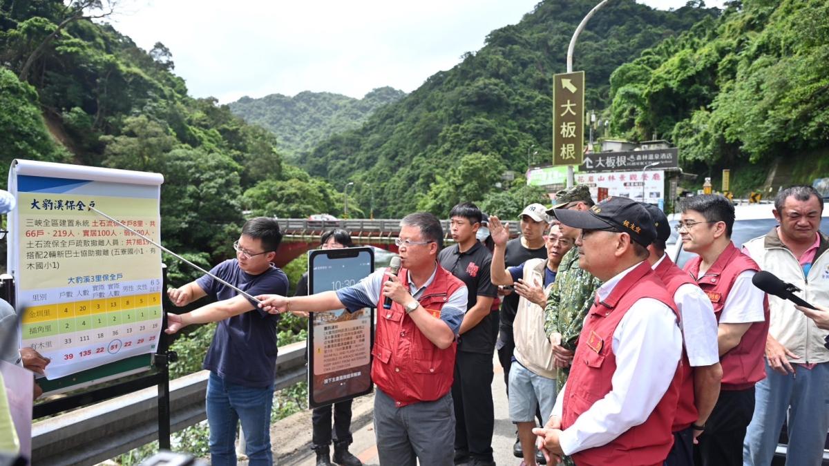 侯友宜率市府六路總動員防颱 全面巡查高風險地區守護市民安全