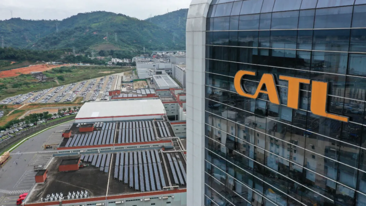 CATL, China's dominant battery manufacturer. (Screenshot from Weibo)