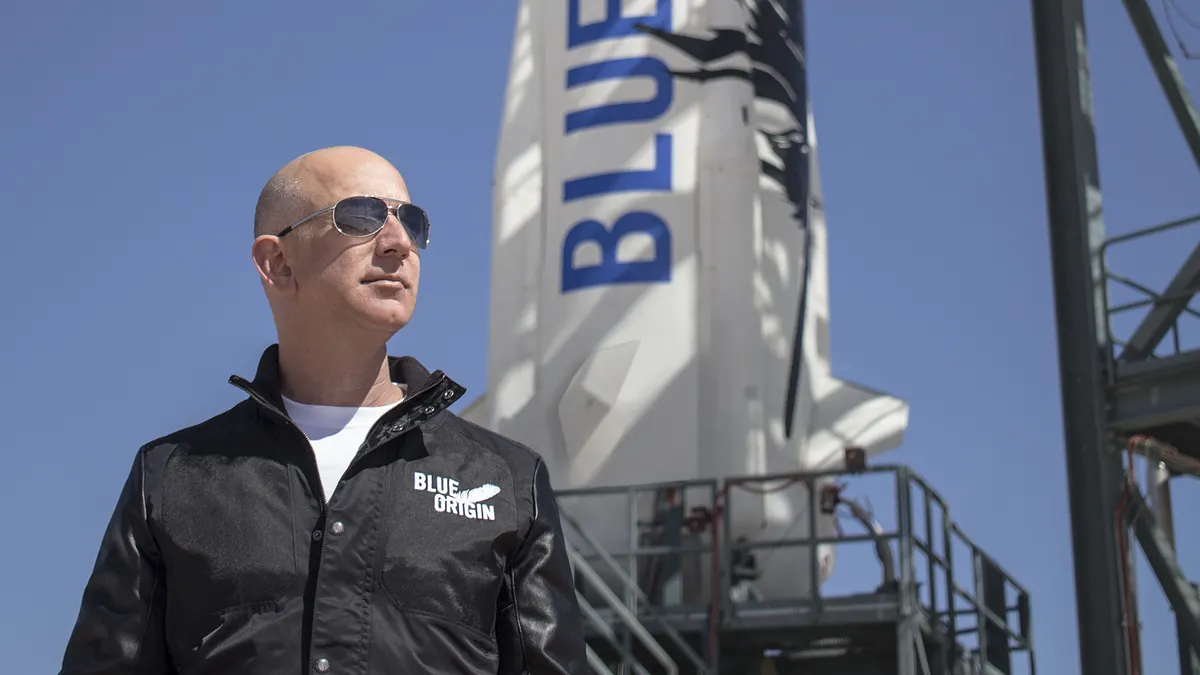 亞馬遜(Amazon)創辦人貝佐斯(Jeff Bezos)創建藍源(Blue Origin)公司,追逐太空大夢(Blue Origin)