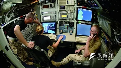 美軍RC-135電偵機對中國進行偵察。(取自網路)