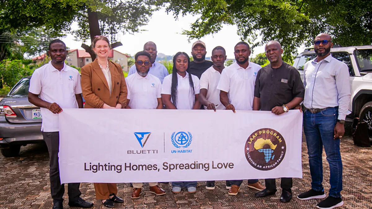 Clean Energy for All: BLUETTI and UN-Habitat Extend Joint Action to Nigeria