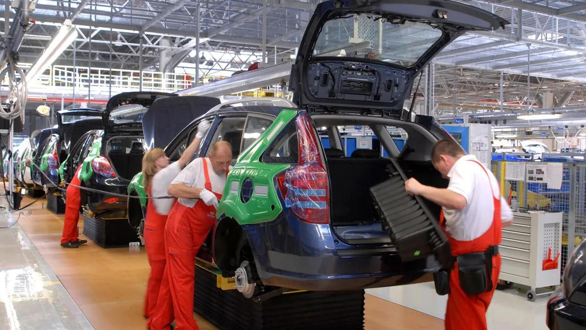 南韓起亞汽車(KIA MOTORS)位於斯洛伐克濟利納(Zilina)的工廠