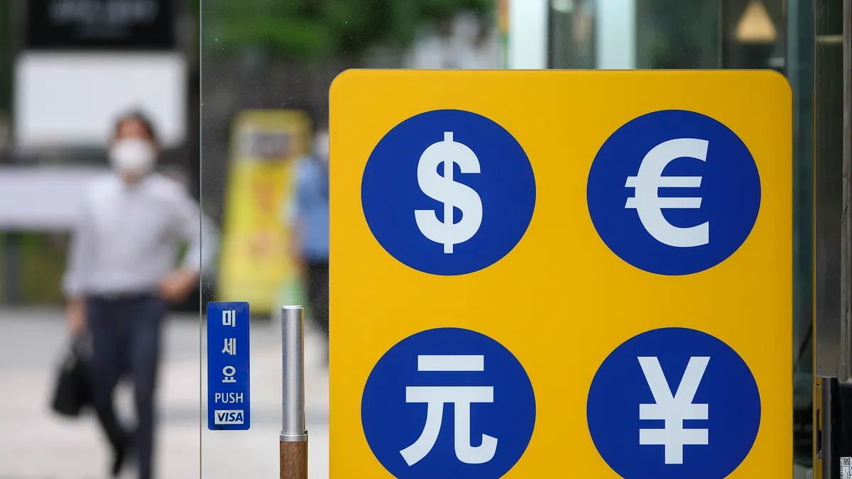 換匯、匯率、外匯、日圓、美元、人民幣、歐元。(美聯社)