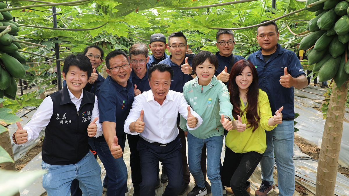 嘉義縣智慧農業田間觀摩。(圖/嘉義縣政府提供) 嘉義縣智慧農業田間觀摩。(圖/嘉義縣政府提供)