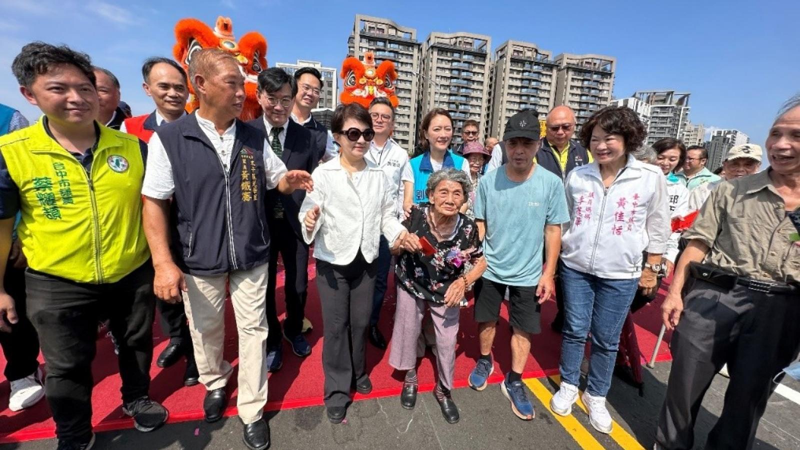 兼具景觀及散步休閒的「坪林新橋」通車 開啟太平、北屯的百年通道