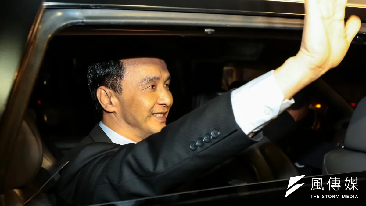 國民黨總統參選人、長朱立倫以請假非請辭的方式帶職參選,引發爭議。(顏麟宇攝)